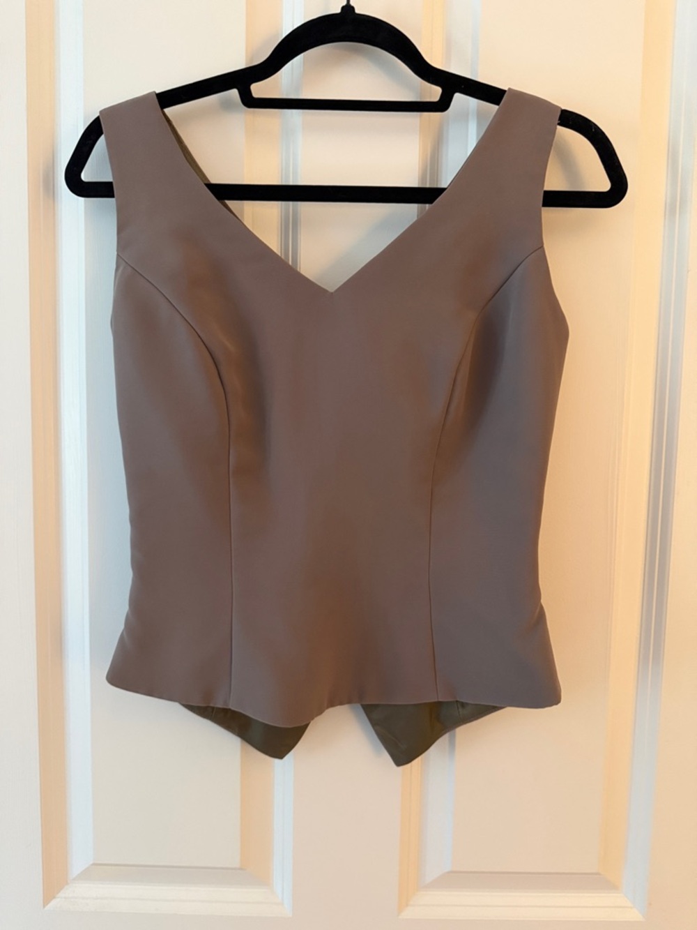 Impressions Taupe V-Neck Sleeveless Camisole
